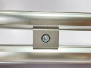 Sandstrahlen von Aluminium-Rohrverbindern Lean Pipe Flexibler Winkelverbinder