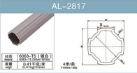 Mageres des Aluminiumlegierungs-Rohr-Durchmesser-28mm Ebenen-Silberweiß AL-2817 Rohr-der Wandstärke-1.7mm