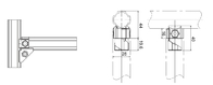 AluminiumADC-12 rohranschluss-Verbesserungs-mehrfunktionale interne Installation AL-1-S-T