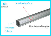 Mageres des Aluminiumlegierungs-Rohr-Durchmesser-28mm Ebenen-Silberweiß AL-2817 Rohr-der Wandstärke-1.7mm