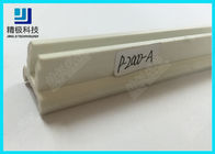 Aluminiumlegierungs-Rohr-Glas-Einbauschlitz für 5mm Glasscheibe und Acrylbrett pp. in weißem P-2000-A