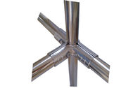 Walzen Sie das Stempeln von Metallrohrverbindern, 2.3mm Stärke-Nickel-Metallrohrverbindungen kalt