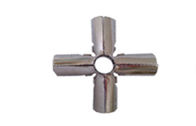 4 Weisen-Fittings-Metallchrom-Rohrverbinder für harte Beanspruchung