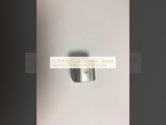AL-18-A Metal Pipe Connectors , Upgrade Aluminum Tubing Joints Silvery Color