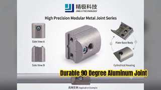 Robuste 90-Grad-Rohrverbindung aus Aluminium AL 7