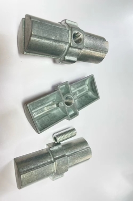 Industrial Metal Pipe Coupling Bidirectional Connection Round Zinc Alloy AL-14