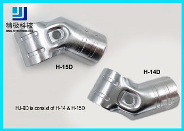 Creform Joints For Pipe Fittings Fixed Chromed Metal Joints Silvery HJ-9D
