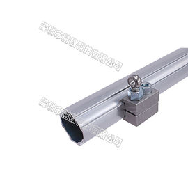 AL-68 Casting Aluminium Tube Joints Connector Sliver Color For Warehouse Rack ADC-12