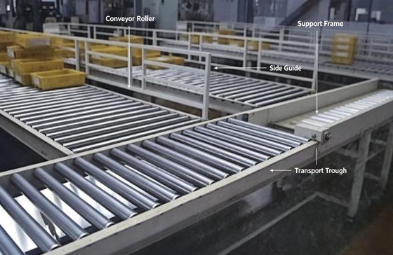 Heavy Duty Gravity & Powered Roller Conveyor System