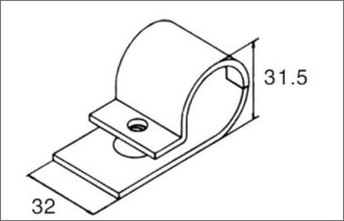 Black Metal Steel Pipe Flexible Connectors , Black Pipe Clamp Joints In Pipe Racking