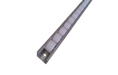 White Color Wheel Roller Track Conveyor Roller Track For Racking System