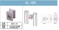 Silbrige Art T5 AL-6B lange des Lebensdauer-Aluminiumrohrverschraubungs-doppelte Verbindungsstück-6063