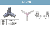 Rohr-Verbindungsstück anodisierte der Aluminiumlegierungs-AL-36 internes Dreiwegeverbindungsstück