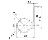 Aluminiumlegierungs-Rohr-Casting-Werktisch-struktureller Aluminiumschläuche Ods 28mm