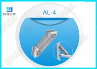 Doppelte Seite der 45 Grad-Aluminiumschläuche verbindet Diagonalstrebe-Rohrverbinder AL -4