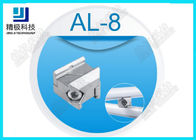 Legierungs-schließen Aluminiumschlauchverbindungsstücke AL-8 External 90 Grad zwei Aluminiumrohre an