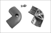 Ellbogen-runde Aluminiumrohrverbinder-Rohrverbindungen für industrielles Rohr-Gestell-System