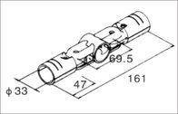 Doppelte justierbare Fitting der Metallrohrverbinder-28mm für überzogenes Rohr