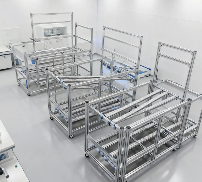 Separate and combined heavy-duty smooth-turning rack | Special material rack for machining and hardware workshop