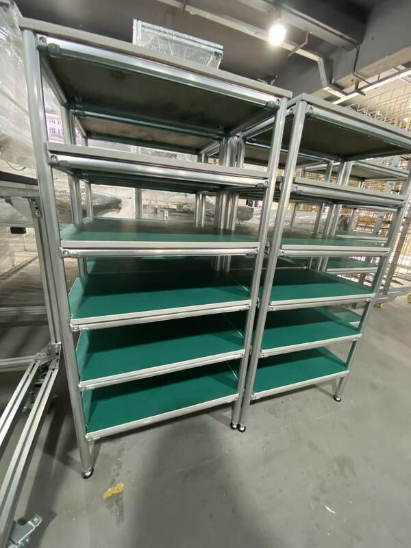 Steel Pipe Rack designed to facilitate lean production processes with streamlined material flow and storage organization