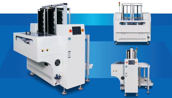 Monorail SMT PCB-Fahrmaschine NG OK Plattenkollektor 330x250mm Board Handling