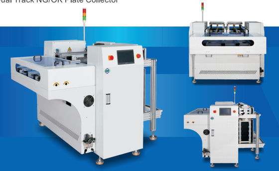 Anpassbares Doppelspur-SMT-PCB-Fahrwerk NG OK Plattenkollektorsystem