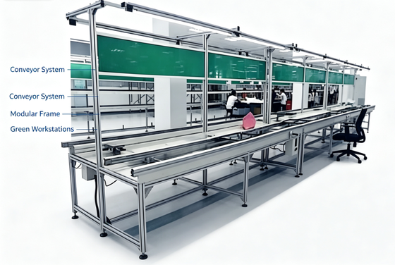 Bilaterale automatische PCB-Plug-in-Linie.