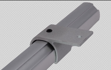 SCHLÄUCHE AL-11 sandstrahlend Aluminium, verbindet parallele Halter-Platten-äußeres Verbindungsstück